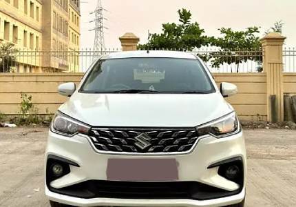 Maruti Suzuki Ertiga MPV in silver color for family trips